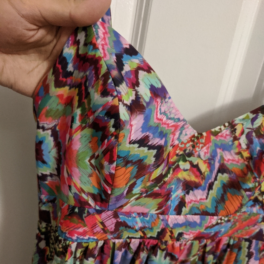 Felicity + Coco Colby Kalidis Print Midi Dress S - image 4